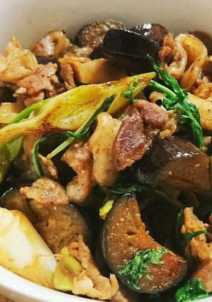 豚肉と茄子のピリ辛炒め-レシピのメイン写真