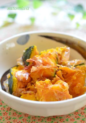 レンジで簡単☆和風かぼちゃの胡麻サラダ-レシピのメイン写真