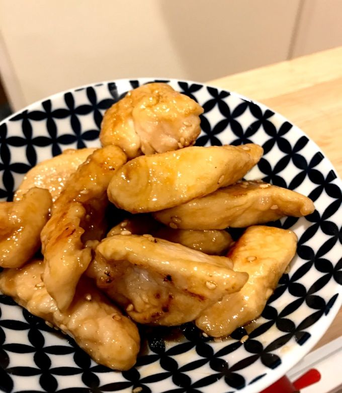 子供もパクパク!鶏むね肉甘酢炒め♡-レシピのメイン写真