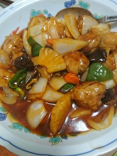 豚こま団子の酢豚-レシピのメイン写真