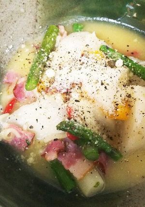 カルボナーラ風カブの煮物-レシピのメイン写真