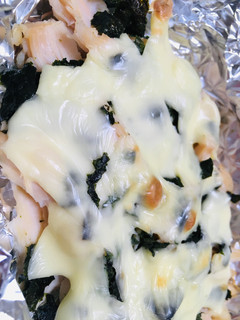 サラダチキンアレンジ★海苔紫蘇チーズ焼き-レシピのメイン写真