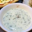 セロリとパセリの豆乳ポタージュ