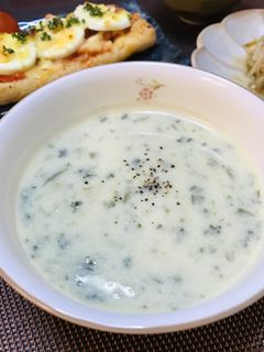 セロリとパセリの豆乳ポタージュ-レシピのメイン写真