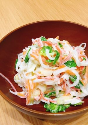 大根とセロリのお酢マヨサラダ-レシピのメイン写真