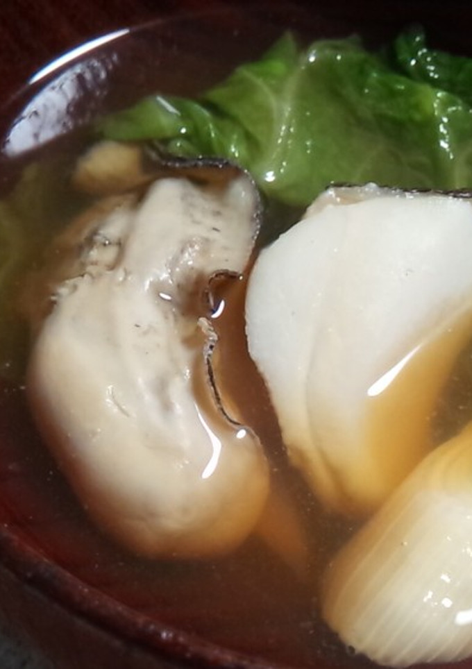 かきとたらの鍋風お吸い物-レシピのメイン写真