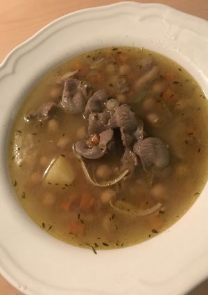 砂肝チキンスープ-レシピのメイン写真