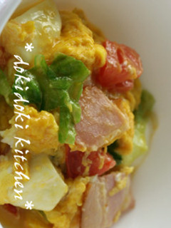 朝ごはんに♡BLT&Cスクランブルエッグ-レシピのメイン写真