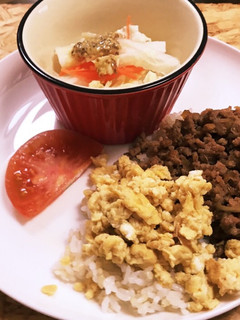 卵そぼろご飯#ワンプレート朝ご飯-レシピのメイン写真