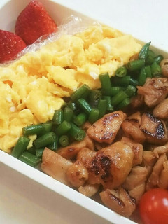 お弁当(2/5)4色弁当-レシピのメイン写真