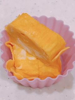 変色しない!レンジで簡単、チーズ玉子焼-レシピのメイン写真