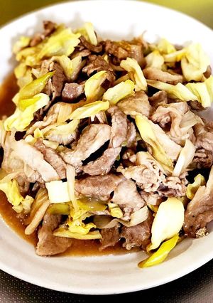豚こまとキャベツの甘酢炒め-レシピのメイン写真