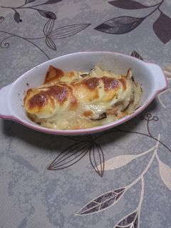 ゆで卵とツナとポテトチーズ焼き-レシピのメイン写真