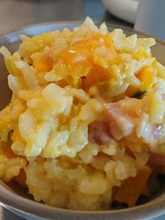 ご飯で!かぼちゃリゾット!!-レシピのメイン写真
