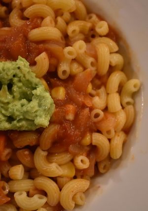 メキシカン風トマト＆アボカド　パスタ-レシピのメイン写真