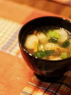 【温活】小かぶとチンゲン菜の中華スープ-レシピのメイン写真