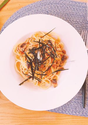 オイルサーディンの和風パスタ-レシピのメイン写真