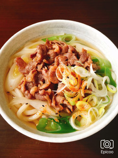 10分で簡単!レンジで時短関西風肉うどん-レシピのメイン写真