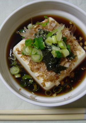 ♡簡単レンジで揚げだし豆腐風温かい豆腐♡-レシピのメイン写真