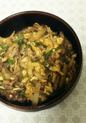 紛い物青椒肉絲。チンジャオロータジャキー-レシピのメイン写真