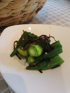 お弁当の一品に。☆おくらの塩昆布あえ☆-レシピのメイン写真