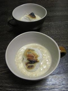 残したスープで♪豆腐おしるこ-レシピのメイン写真