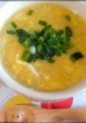 ラーメンのスープで！中華コーンスープ-レシピのメイン写真