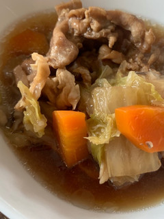 豚薄切り肉と白菜のオイスターソース煮-レシピのメイン写真
