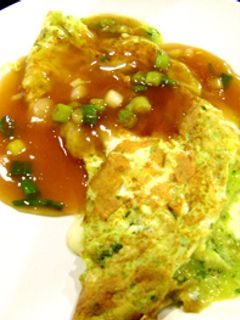 ほうれん草のあんかけオムレツ-レシピのメイン写真