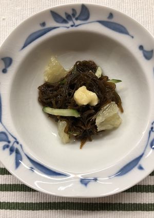 もずくとグレープフルーツの酢もの-レシピのメイン写真