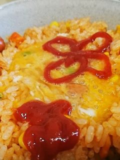 卵かけトロトロ♪卵を焼かないオムライス-レシピのメイン写真