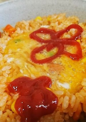 卵かけトロトロ♪卵を焼かないオムライス-レシピのメイン写真