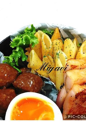 お弁当に♪簡単バター醤油ペンネ♡-レシピのメイン写真