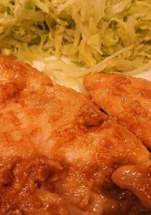 しっとり☆鳥むね肉の味噌漬け焼き-レシピのメイン写真