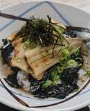 白焼き穴子のぶっかけ海苔茶漬け