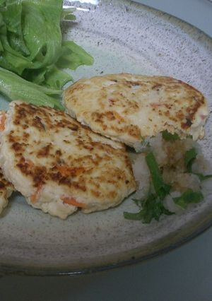 野菜たっぷり☆和風な豆腐ハンバーグ-レシピのメイン写真