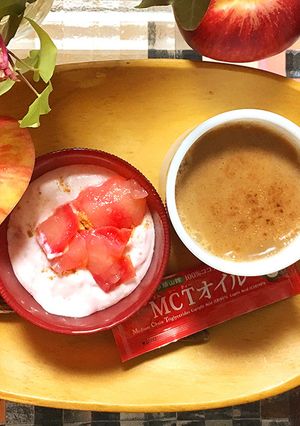 MCTオイルりんごフローズンヨーグルト-レシピのメイン写真