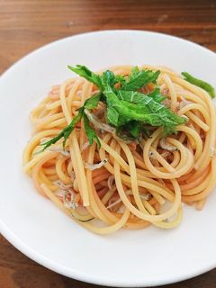 梅じゃこパスタ-レシピのメイン写真