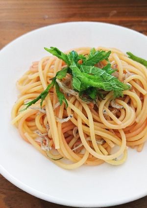 梅じゃこパスタ-レシピのメイン写真