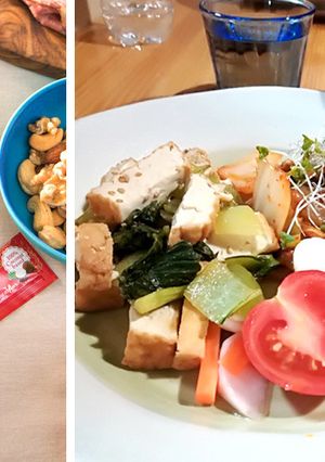 MCTオイル入り厚揚げ＆チンゲン菜炒め-レシピのメイン写真