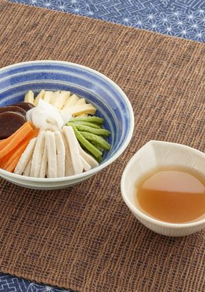 介護食　奄美の郷土料理”彩り鶏飯”-レシピのメイン写真