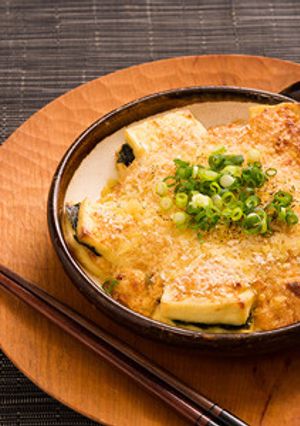 明太子とクリームチーズのお豆腐グラタン-レシピのメイン写真