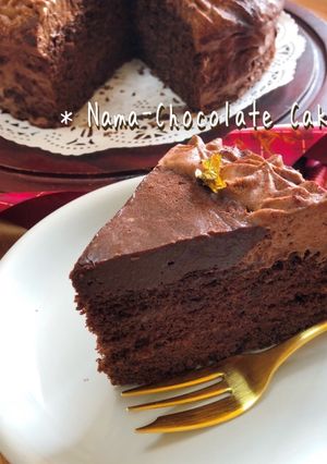 ほめられ絶賛♪とろ〜り生チョコケーキ-レシピのメイン写真