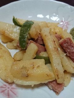 スパムとじゃがいも炒め-レシピのメイン写真