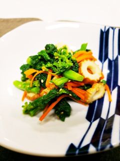 菜の花とちくわの和え物-レシピのメイン写真