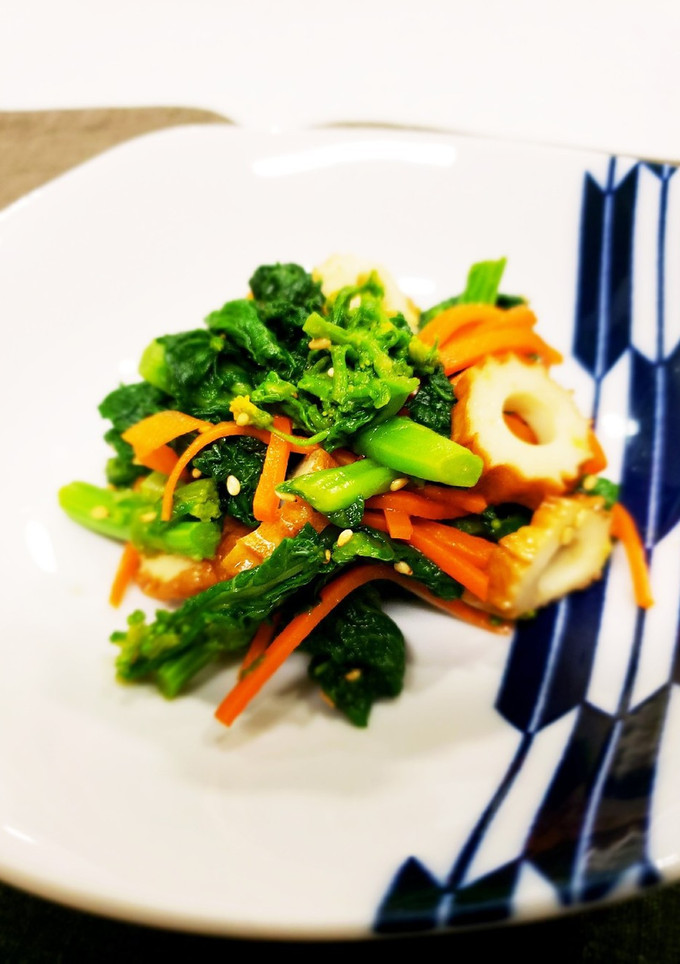 菜の花とちくわの和え物-レシピのメイン写真