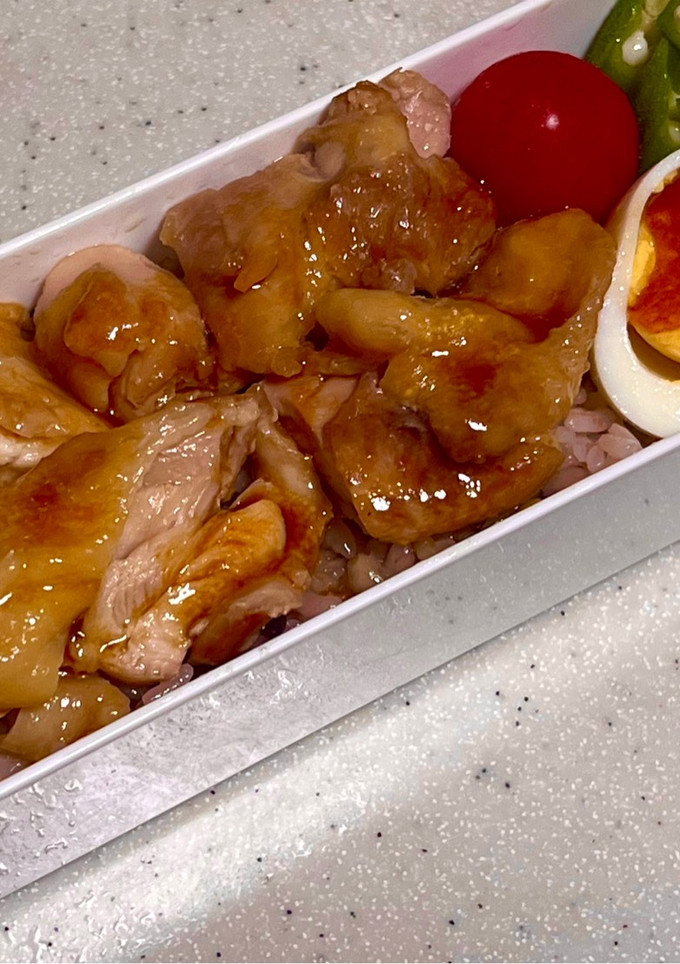 鶏もも肉照り焼き弁当🍱卵焼き器で1枚簡単-レシピのメイン写真