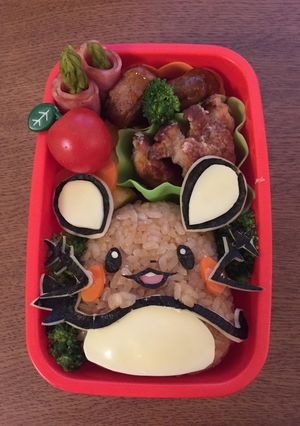 キャラ弁 ポケモン デデンネ-レシピのメイン写真