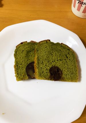 抹茶と渋皮煮のパウンドケーキ-レシピのメイン写真