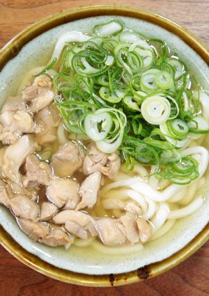 博多のかしわうどん-レシピのメイン写真